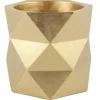 Countryfield Bloempot Rombo XL goud - Luxe Industriële Bloempot