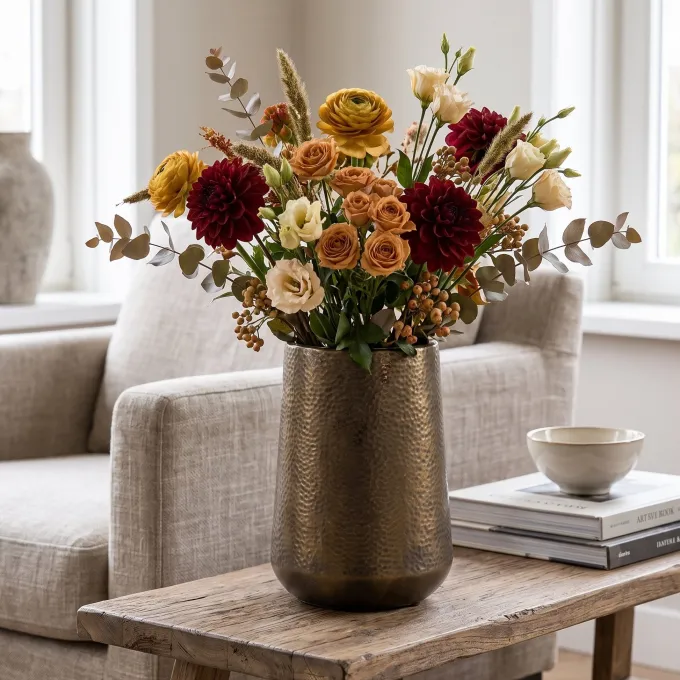 Countryfield Bloempot Ruben M goud - Stijlvolle gouden plantenpot