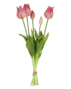 Countryfield Boeket kunstbloemen Tulip Greigii paars