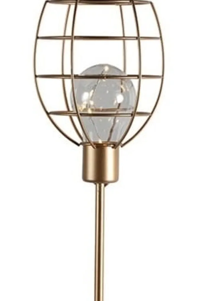Countryfield Countryfield Solarlamp tuinsteker Ilja goud - Sfeervolle buitenverlichting