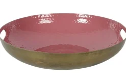 Countryfield Dienblad Madras oud roze - Sfeervol dienblad en fruitschaal