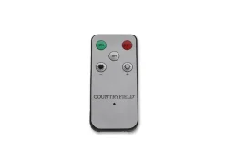 Countryfield Dinerkaars LED Diner rustiek amber met beweegbare vlam – 2 stuks