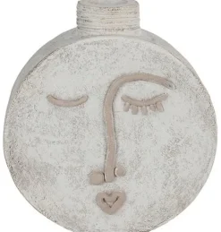 Countryfield Fles / Vaas gezicht Picasso wit