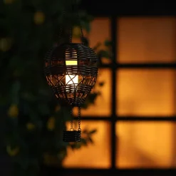 Countryfield Hanger hete luchtballon Solar LED zwart