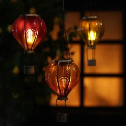 Countryfield Hanger hetelucht ballon Solar LED set van 3 Multicolor - M