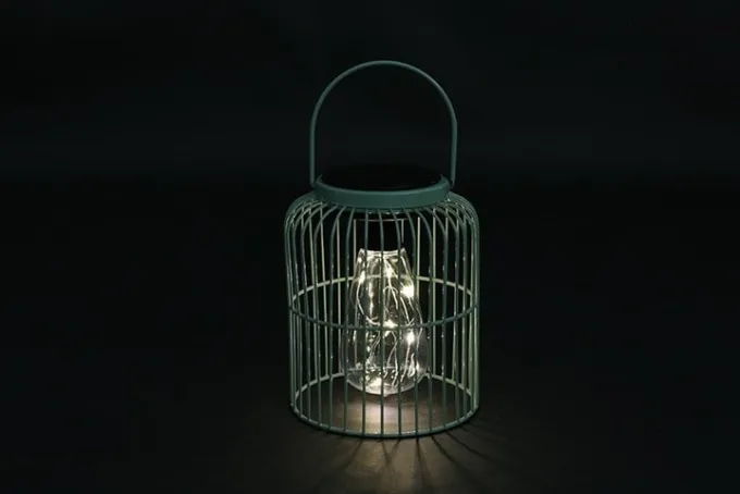 Countryfield Hanglamp LED solar Arli S hoog groen