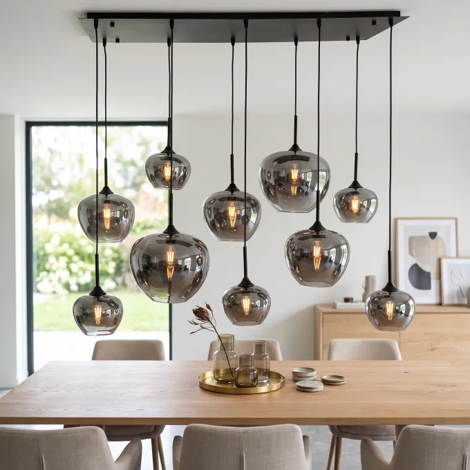 Countryfield Hanglamp 10L Galaxy zwart