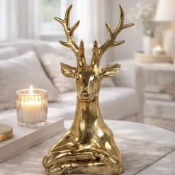 Countryfield Hert Henno M goud 21,5 x 15,5 x 42 cm