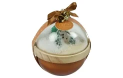 Countryfield Kaars Kerstbal Heine bruin