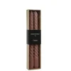 Countryfield Kaars Twirly set van 2 roze kaarsen