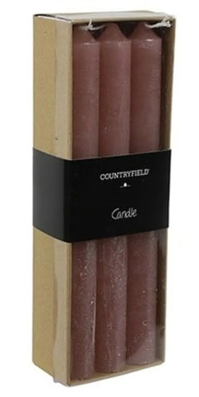 Countryfield Kaars Vela roze - diverse afmetingen