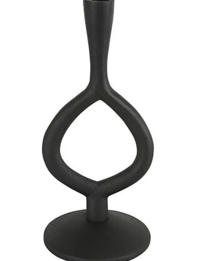 Countryfield Kandelaar Levie zwart 27 cm hoog