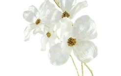 Countryfield Kunstbloem Sparkly Cornus S wit