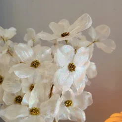 Countryfield Kunstbloem Sparkly Cornus S wit