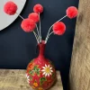 Countryfield Kunstdeco Pom Pom Set van 3 takken roze - 16 x 16 x 75 cm
