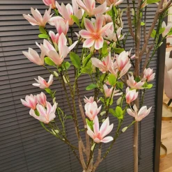 Countryfield Kunstplant Magnolia Loebneri S roze / wit - 120 cm