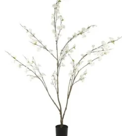Countryfield Kunstplant Prunus M wit - L 50 x B 50 x H 185 CM