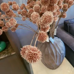Countryfield Kunsttak Bloem Echinops roze - 4 x 13 x 105 cm