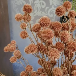 Countryfield Kunsttak Bloem Echinops roze - 4 x 13 x 105 cm