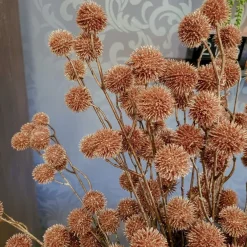 Countryfield Kunsttak Bloem Echinops roze - 4 x 13 x 105 cm