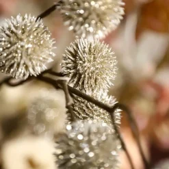 Countryfield Kunsttak Bloem Echinops champagne - 4 x 13 x 105 cm
