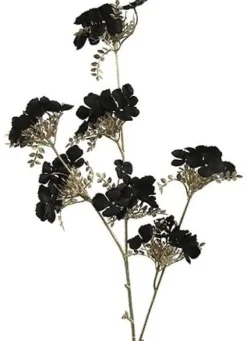 Countryfield Kunsttak Hydrangea zwart