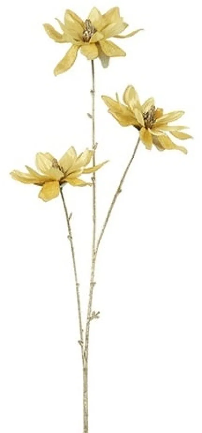 Countryfield Kunsttak Magnolia geel / goud