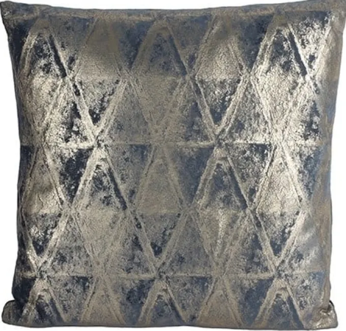Countryfield Kussen Felisa blauw - Sierkussen 45x45 cm