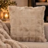 Countryfield Kussen Imitatiebont Cosy Eloise beige-L45B45H12CM