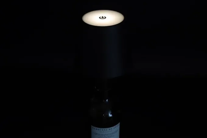 Countryfield Lamp touch flessenkurk LED Lux zwart