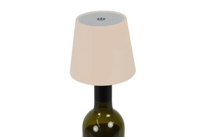 Countryfield Lamp touch flessenkurk LED Lux creme