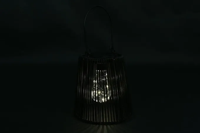 Countryfield Lantaarn LED solar Luana zwart L