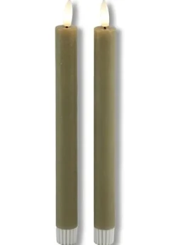 Countryfield LED Licht Dinerkaars Lyon rustiek beige - set van 2