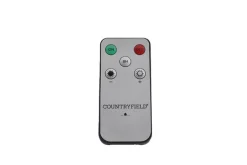 Countryfield LED Licht Dinerkaars Lyon rustiek goud - set van 2