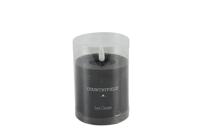Countryfield LED Licht Kaars Lyon zwart - Diverse maten