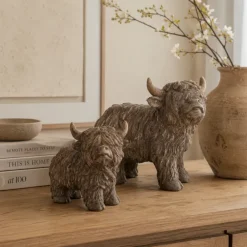 Countryfield Ornament Schotse hooglander Yuki XL bruin - 26,5 x 13 x 24 cm