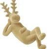 Countryfield Rendier liggend Velvet Adrian lichttbruin - 15 x 15 x 23 CM