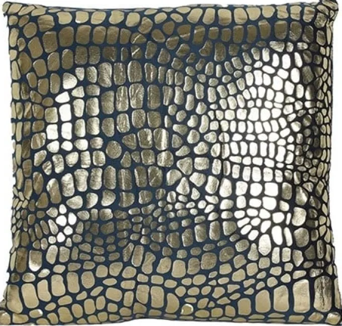 Countryfield Sierkussen Dragon Blauw 45x45 cm - Countryfield