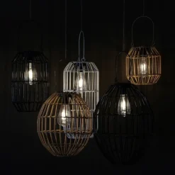 Countryfield Solar lamp hangend LED Kalita L zwart