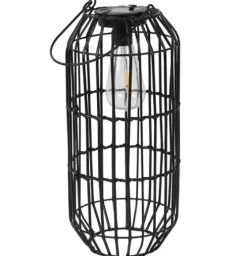 Countryfield Solar lamp hangend LED Kalita L zwart