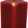 Countryfield Ster kaars LED Lyon M rood