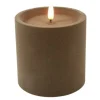 Countryfield Stompkaars Lyon LED velvet taupe S - Ø 10 x 10 cm