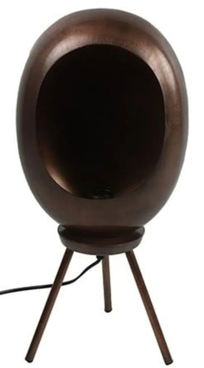 Countryfield Tafellamp E27 Eggy S Antiek Koper - Industrieel Design
