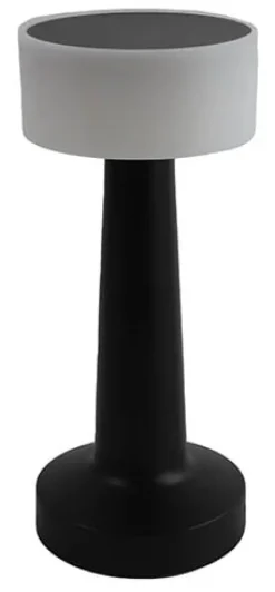 Countryfield Tafellamp Lampa zwart / wit oplaadbaar