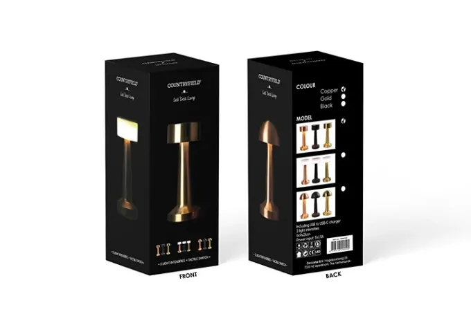 Countryfield Tafellamp Lampa goud