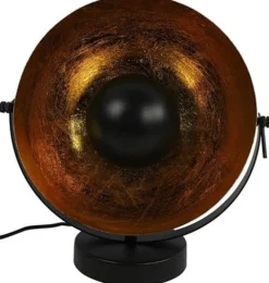 Countryfield Tafellamp Sahani Zwart/Goud - Industrieel Design
