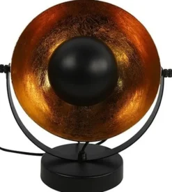 Countryfield Tafellamp Sahani Zwart/Goud - Industrieel Design