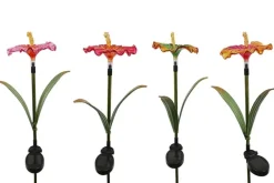 Countryfield Tuinsteker Hibiscus Solar LED - set van 4 tuinstekers