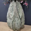 Countryfield Vaas Levi Leaf L groen - 23,5 x 23,5 x 37,5 cm