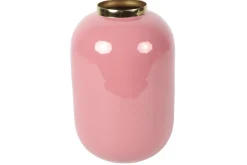 Countryfield Vaas Madras oud roze - Sfeervolle woondecoratie in maat S of L